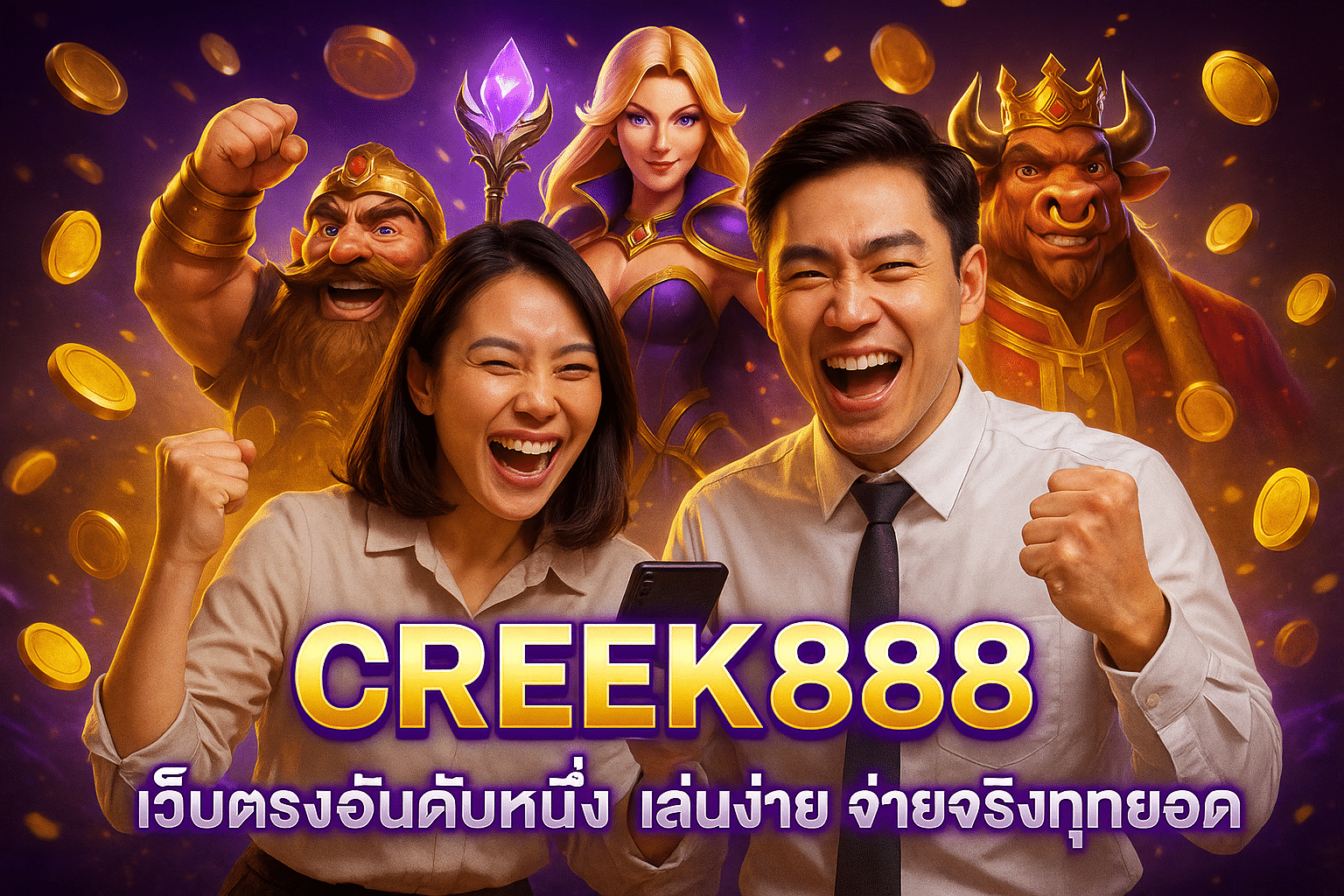 CREEK888 เว็บตรงอันดับหนึ่ง เล่นง่าย จ่ายจริงทุกยอด