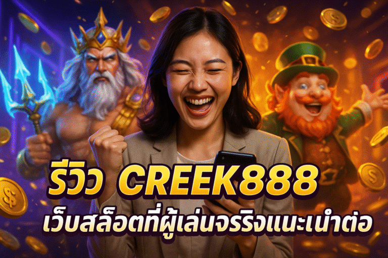 รีวิว CREEK888 เว็บสล็อตที่ผู้เล่นจริงแนะนำต่อ