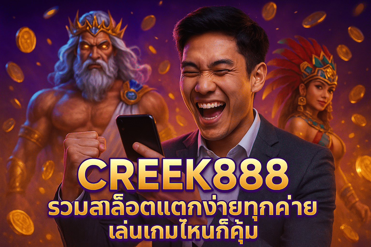 CREEK888 รวมสล็อตแตกง่ายทุกค่าย เล่นเกมไหนก็คุ้ม