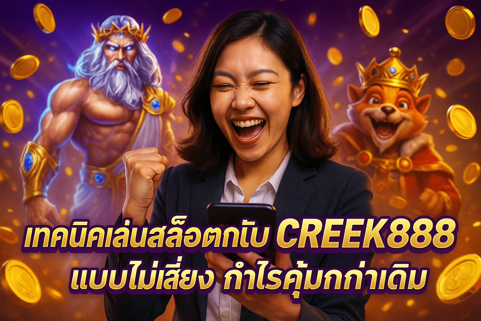 เทคนิคเล่นสล็อตกับ CREEK888 แบบไม่เสี่ยง กำไรคุ้มกว่าเดิม